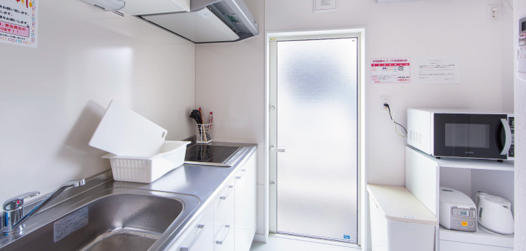 自炊可能なキッチン